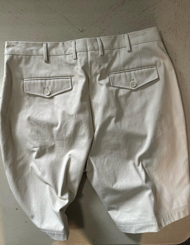 NWT $695 Brunello Cucinelli Men Short Pants Ivory Size 52/36