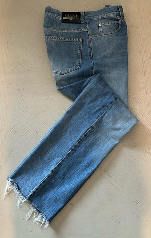 NWT $1100 Gucci Men Jeans Pants Blue Size 30 US 731507