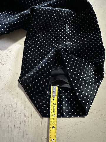 $7800 Gucci Men Iconic Double Breasted Velvet Suit Black/White 54/44