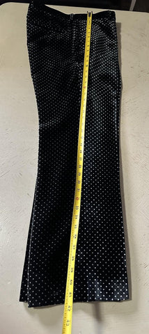 $7800 Gucci Men Iconic Double Breasted Velvet Suit Black/White 54/44