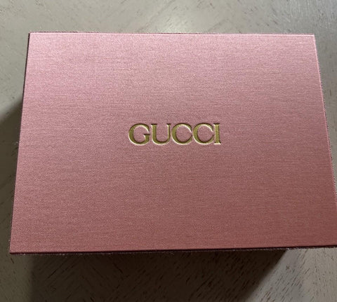 New $1980 Gucci Ostrich Leather/Python GG Marmont Belt Brown/Beige/White 90/36