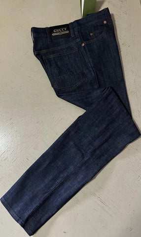 NWT $1200 Gucci Men Denim Jeans Pants DK Blue Size 29 ( Measured 30 )