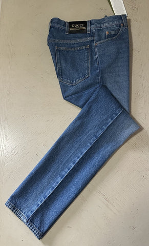 NWT $1180 Gucci Men Denim Jeans Pants Blue Size 31