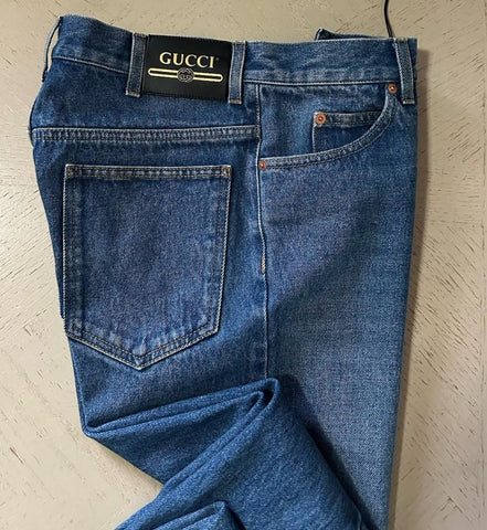 NWT $1180 Gucci Men Denim Jeans Pants Blue Size 31