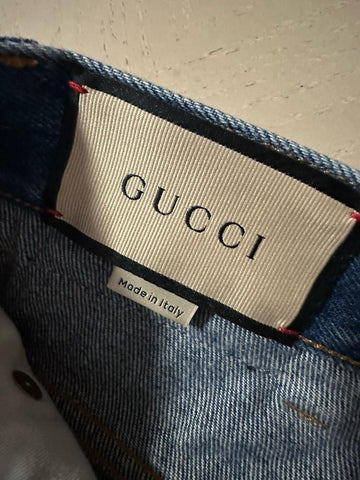 NWT $1180 Gucci Men Denim Jeans Pants Blue Size 31