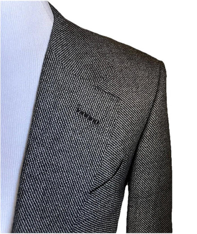 NWT $5690 TOM FORD Men Shelton Wool Suit DK Gray 40R US/50R Eu Italy