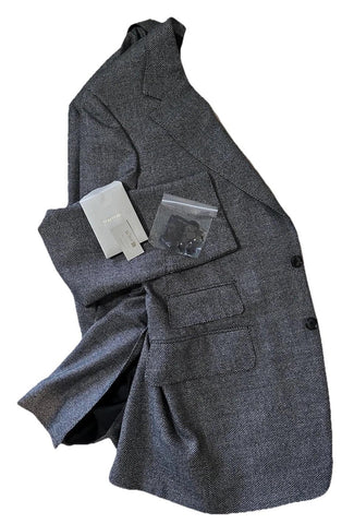 NWT $5690 TOM FORD Men Shelton Wool Suit DK Gray 40R US/50R Eu Italy