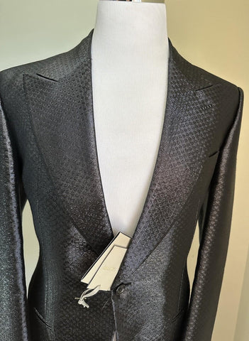 NWT $3970 TOM FORD Men Cooper Sport Coat Jacket Blazer Black 40R US/50R Eu