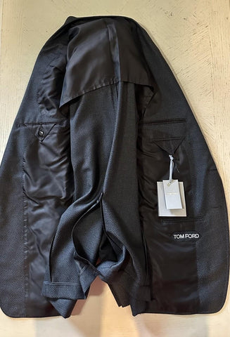NWT $4630 TOM FORD Men Shelton Sport Coat Jacket Blazer Brown/Gray 44R US/54R Eu