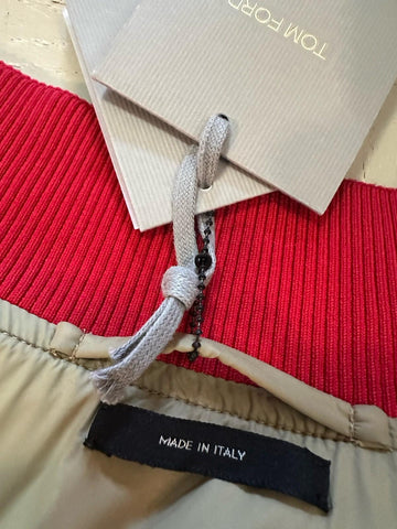 New $3150 TOM FORD Men Puffer Vest Gilet Red Size 52 Eu /L