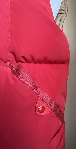 New $3150 TOM FORD Men Puffer Vest Gilet Red Size 52 Eu /L