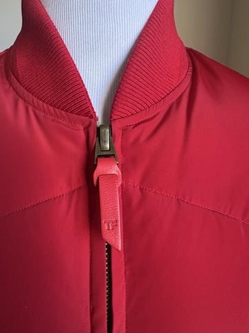 New $3150 TOM FORD Men Puffer Vest Gilet Red Size 52 Eu /L