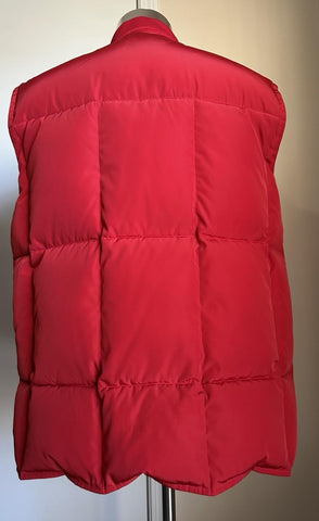 New $3150 TOM FORD Men Puffer Vest Gilet Red Size 52 Eu /L