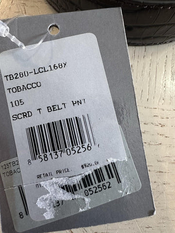 New $920 TOM FORD Mens Leather Belt Brown 105/42 Italy