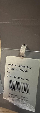 NWT  $1890 TOM FORD Men Track Jacket Black/Brown 50/M