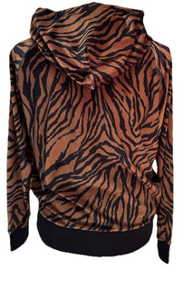 NWT  $1890 TOM FORD Men Track Jacket Black/Brown 50/M