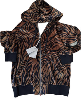 NWT  $1890 TOM FORD Men Track Jacket Black/Brown 50/M