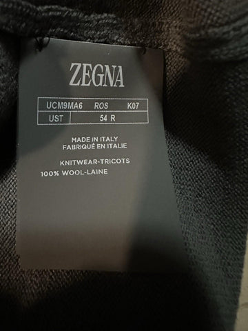 ZEGNA Couture Wool Turtleneck Sweater DK Gray 54 Eu ( XL ) New $1090 Italy