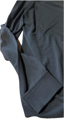 ZEGNA Couture Wool Turtleneck Sweater DK Gray 54 Eu ( XL ) New $1090 Italy