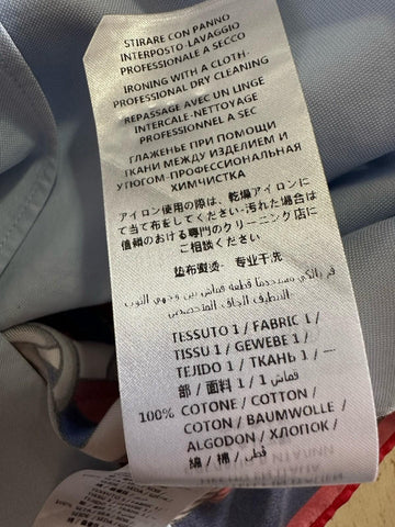 Gucci Men’s GG Print Short Sleeve Shirt Blue/Multi Size 48/M