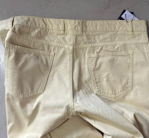 ISAIA Straight Jeans Pants Yellow size 56 Eu/40 US New $750