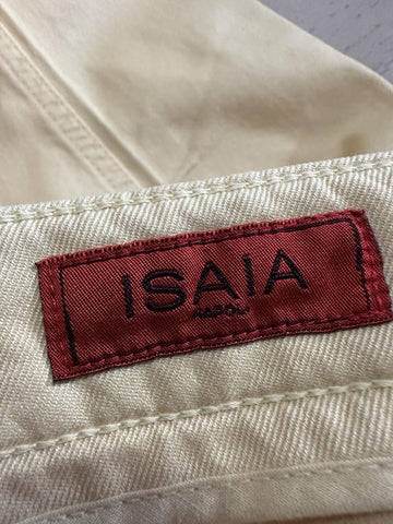 ISAIA Straight Jeans Pants Yellow size 56 Eu/40 US New $750