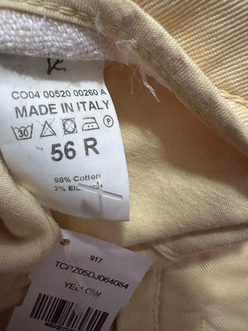 ISAIA Straight Jeans Pants Yellow size 56 Eu/40 US New $750