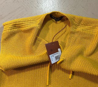 Loro Piana Women Rapallo Ribbed Top Blouse SUNNY YELLOW Size S New $1450