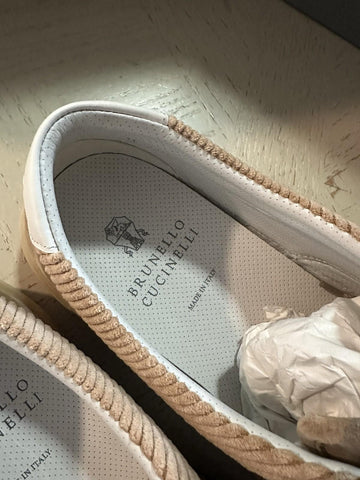 NIB $950 Brunello Cucinelli Men’s Suede Sneakers Shoes Beige 7 US/40 Eu