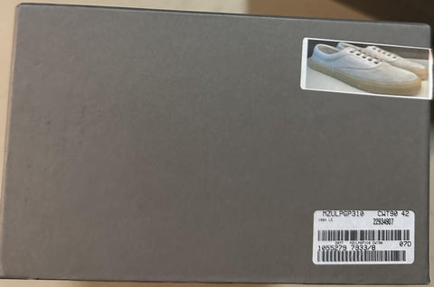 NIB $950 Brunello Cucinelli Men’s Suede Sneakers Shoes Ivory 9 US/42 Eu