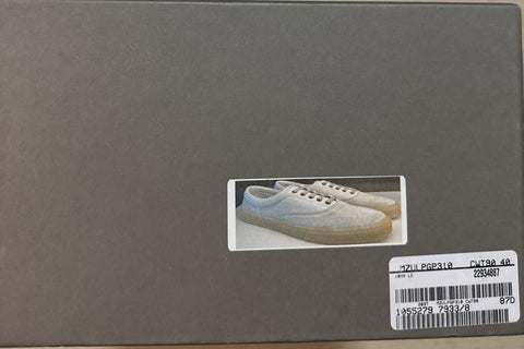 NIB $950 Brunello Cucinelli Men’s Suede Sneakers Shoes Ivory 7 US/40 Eu