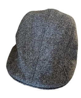 NWT Brunello Cucinelli Men Cucinelli Print Flat Cap Hat Gray Size M