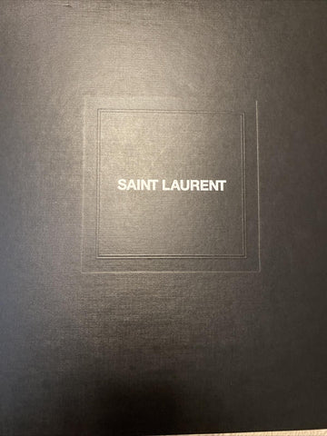 NWT Saint Laurent Men Straw Fedora Hat Beige Size S Italy