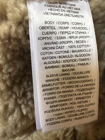 Polo Ralph Lauren Men Faux-Shearling-Lined Denim Jacket Blue Size M