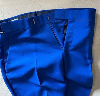 NWT $6950 TOM FORD Men Atticus Suit Royal Blue 44 US/54 Eu Italy
