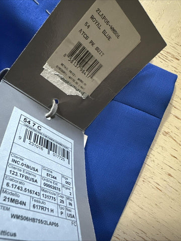 NWT $6950 TOM FORD Men Atticus Suit Royal Blue 44 US/54 Eu Italy