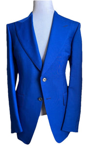 NWT $6950 TOM FORD Men Atticus Suit Royal Blue 44 US/54 Eu Italy