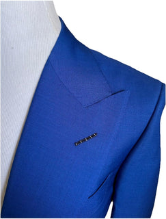 NWT $6950 TOM FORD Men Atticus Suit Royal Blue 44 US/54 Eu Italy