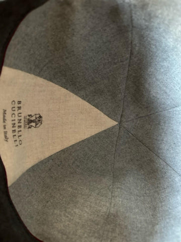 NWT Brunello Cucinelli Men Baseball Cap Hat Navy Size L