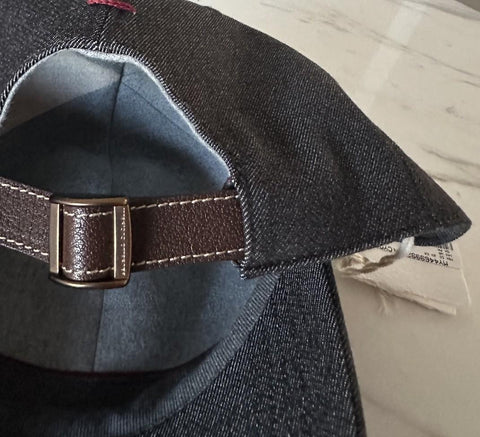 NWT Brunello Cucinelli Men Baseball Cap Hat Dark Gray Size M