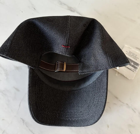 NWT Brunello Cucinelli Men Baseball Cap Hat Dark Gray Size L