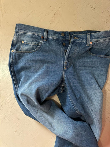NWT $1180 Gucci Men Denim Jeans Pants Blue Size 36