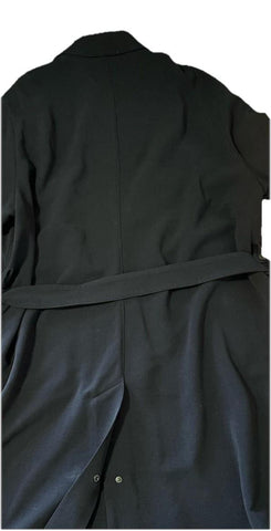 New $3995 Giorgio Armani Men Trench Coat Coat Navy 40 US/50 E Italy