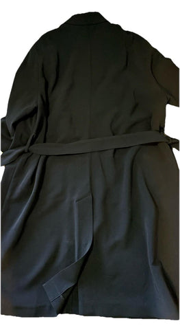 New $3995 Giorgio Armani Men Trench Coat Coat Navy 40 US/50 E Italy