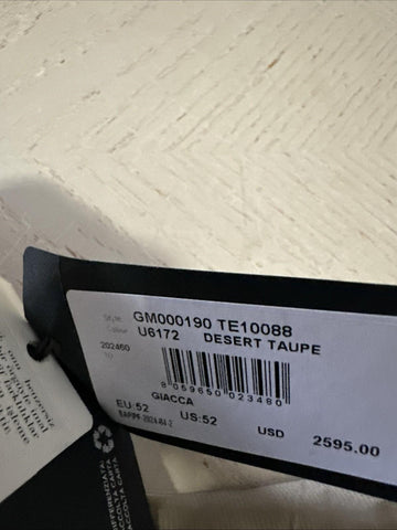 Giorgio Armani Men Light Sport Coat Jacket Blazer Beige 42R US/52R Eu NWT $2595