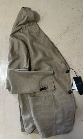 Giorgio Armani Men Light Sport Coat Jacket Blazer Beige 42R US/52R Eu NWT $2595