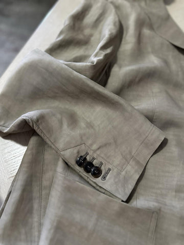 Giorgio Armani Men Light Sport Coat Jacket Blazer Beige 42R US/52R Eu NWT $2595