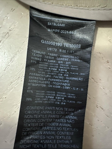 Giorgio Armani Men Light Sport Coat Jacket Blazer Beige 42R US/52R Eu NWT $2595