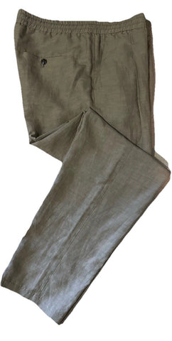 NWT $1495Giorgio Armani Men Drawstring Pants Beige 40 US/56 Eu Italy