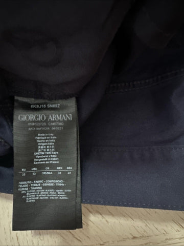 New Giorgio Armani Men’s  Pants Jeans Navy Size 33 US Made In Italy